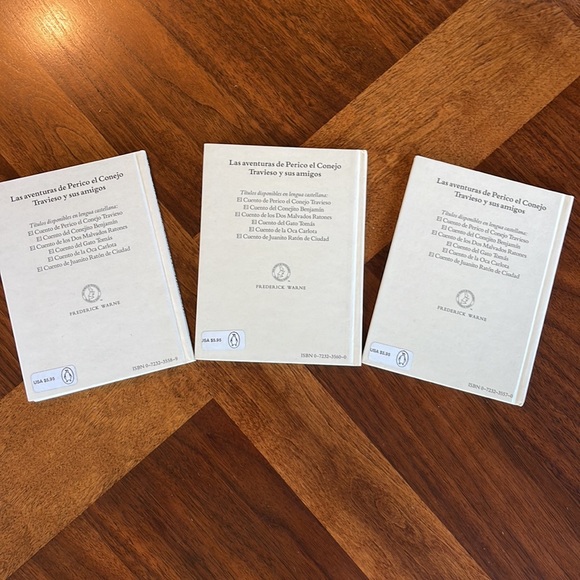 TRIO OF ADORABLE BEATRIX POTTER BOOKS - IN SPANISH - Picture 2 of 6